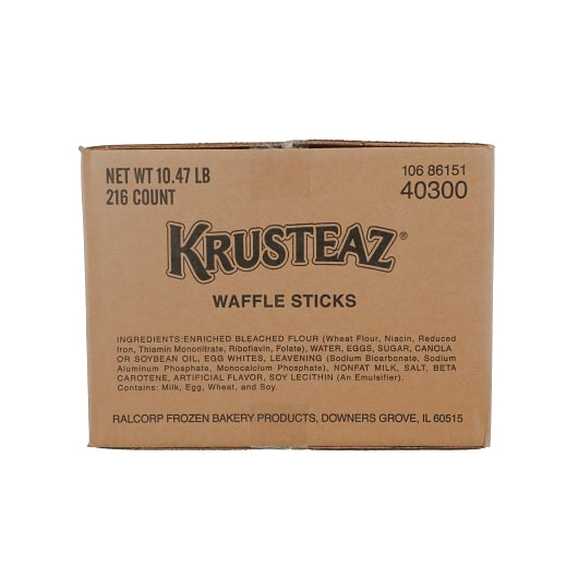 Krusteaz 4" x 1" Premium Belgian Waffle Stick, 9 x 0.776 oz Case - DOT product image 8