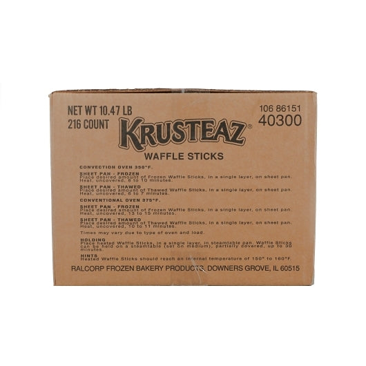 Krusteaz 4" x 1" Premium Belgian Waffle Stick, 9 x 0.776 oz Case - DOT product image 7