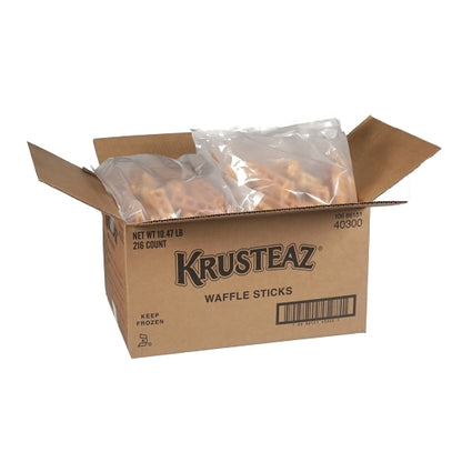 Krusteaz 4" x 1" Premium Belgian Waffle Stick, 9 x 0.776 oz Case - DOT product image 2
