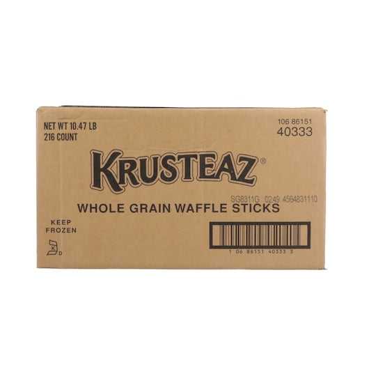 Krusteaz Premium Whole Grain Belgian Waffle Stick, 9 x 24 x 0.776 oz Case - DOT product image 5