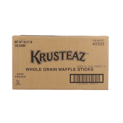 Krusteaz Premium Whole Grain Belgian Waffle Stick, 9 x 24 x 0.776 oz Case - DOT product image 5