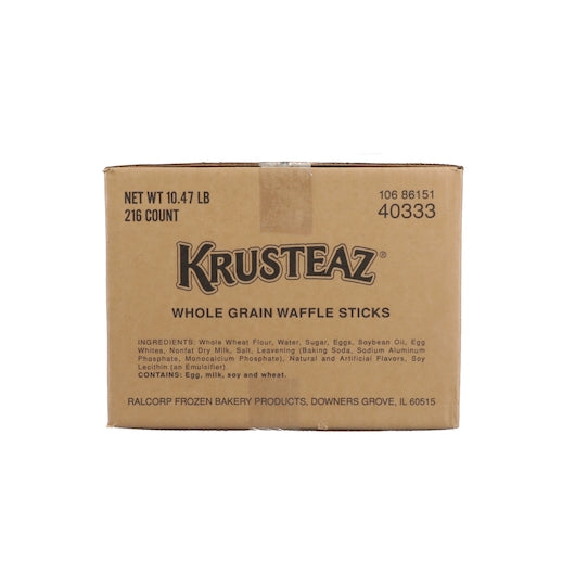 Krusteaz Premium Whole Grain Belgian Waffle Stick, 9 x 24 x 0.776 oz Case - DOT product image 7