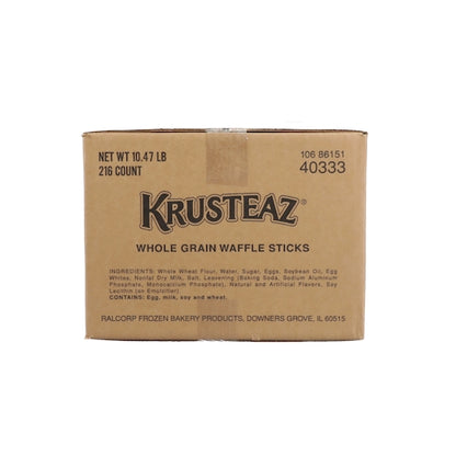 Krusteaz Premium Whole Grain Belgian Waffle Stick, 9 x 24 x 0.776 oz Case - DOT product image 7