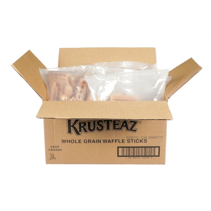 Krusteaz Premium Whole Grain Belgian Waffle Stick, 9 x 24 x 0.776 oz Case - DOT product image 4