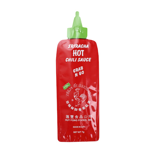 Huy Fong Sriracha Single Serve Packets, 200 x 7 GR Case - Condiments & Sauces