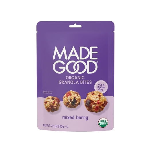 MadeGood Mixed Berry Granola Minis, 6 x 3.5 oz Case - Breakfast Foods