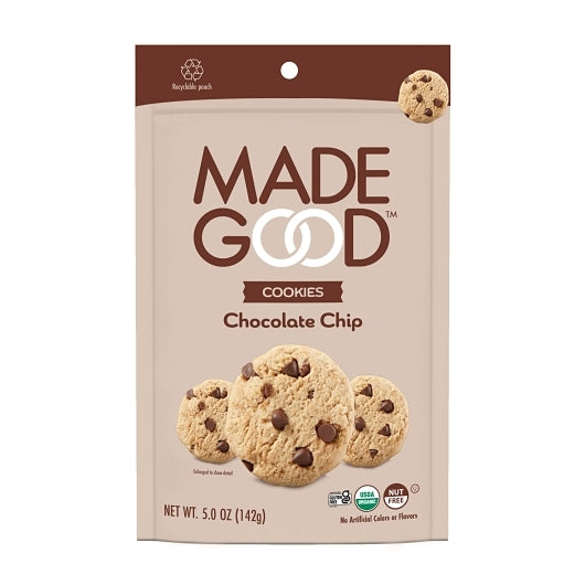 MadeGood Chocolate Chip Cookies Pouch, 6 x 6 ct Case - Bakery & Desserts - image 2