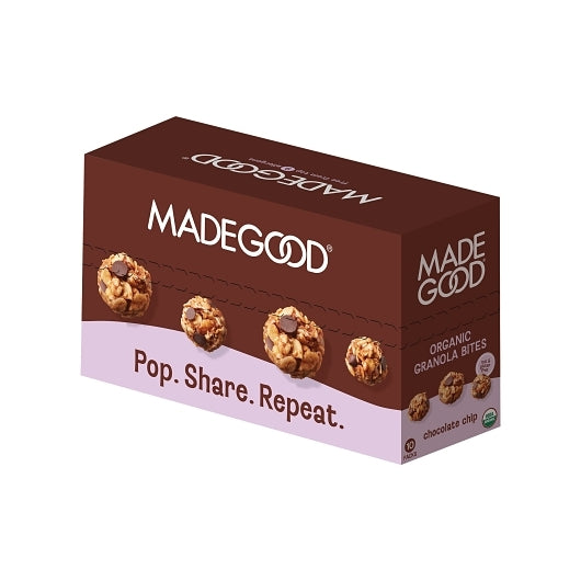 MadeGood Chocolate Chip Granola Bites, 5 x 10 x 1.3 oz Case - Breakfast Foods