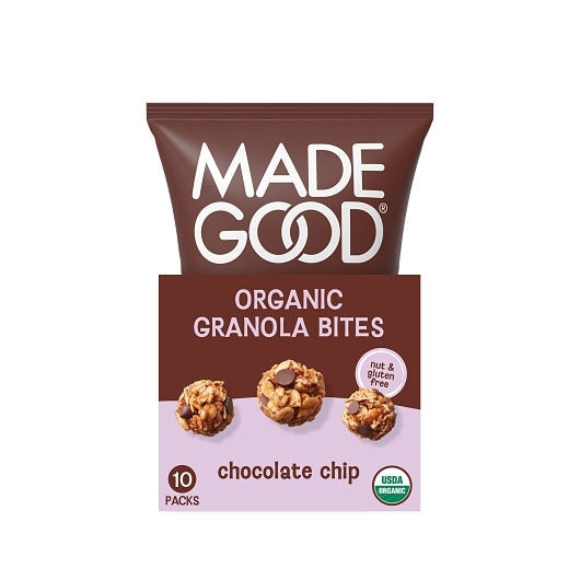 MadeGood Chocolate Chip Granola Bites, 5 x 10 x 1.3 oz Case - Breakfast Foods - image 2