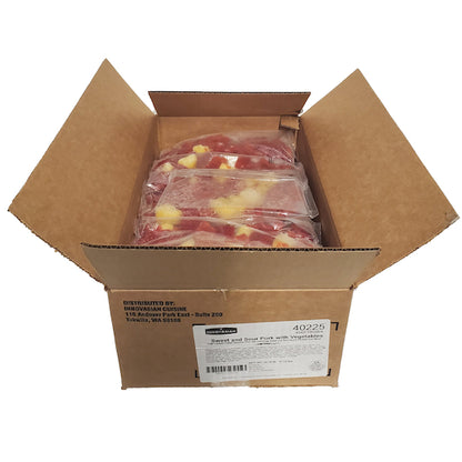 InnovAsian Cuisine Sweet & Sour Pork with Vegetable, 3 x 5.25 lb Case - Frozen Vegetables & Sides