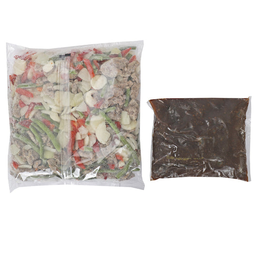 InnovAsian Cuisine Black Pepper Steak, 3 x 5.19 lb Case - Frozen Meat & Seafood