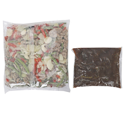InnovAsian Cuisine Black Pepper Steak, 3 x 5.19 lb Case - Frozen Meat & Seafood