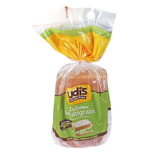 Udi's Sliced Multigrain Bread, 6 x 24 oz Case - Breads, Rolls & Buns