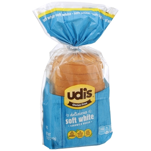 Udis Delicious White Bread, 8 x 12 oz Case - DOT product image 4