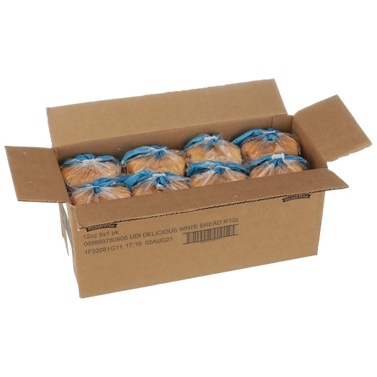 Udis Delicious White Bread, 8 x 12 oz Case - DOT product image 8