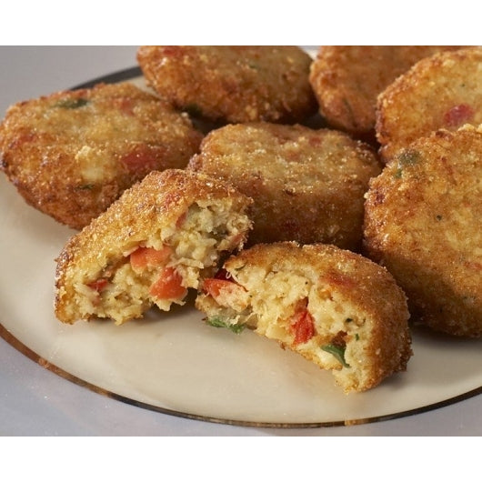 Holiday Foods Bay-Style Mini Crab Cakes, 1 x 100 ct Case - Frozen Meat & Seafood