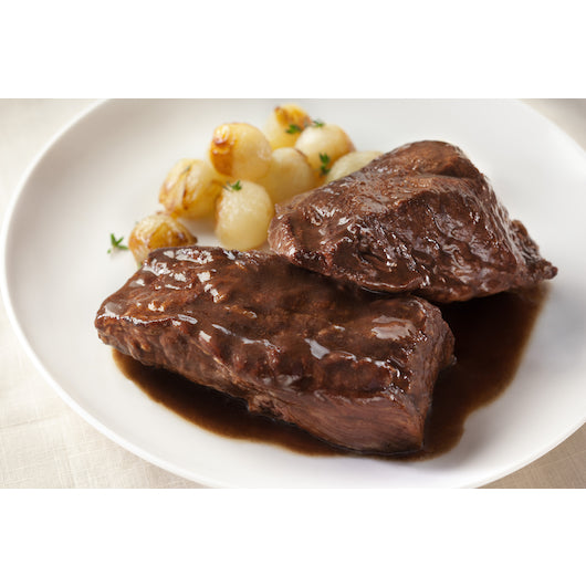 Cuisine Solutions Beef Short Ribs Seared With Red Wine, 40 x 1 ct Case - Frozen Meat & Seafood