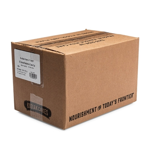 Kodiak Cakes Blueberry & Cream Oatmeal Cup, 12 x 1.584 oz Case - DOT product image 6