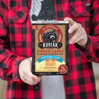 Kodiak Birthday Cake Pancake And Waffle Mix, 6 x 18 oz Case - DOT product image 2