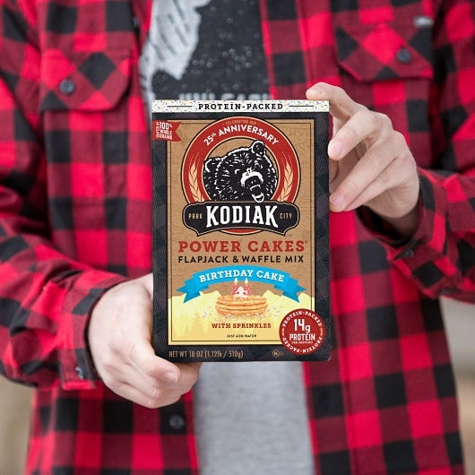 Kodiak Birthday Cake Pancake And Waffle Mix, 6 x 18 oz Case - DOT product image 2