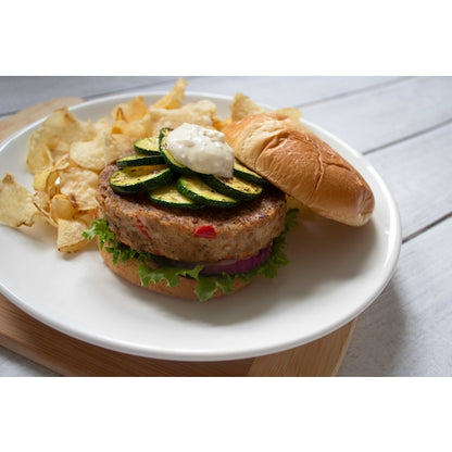 Franklin Farms Garden Broiler Veggie Burger, 1 x 36 ct Case - Prepared Foods