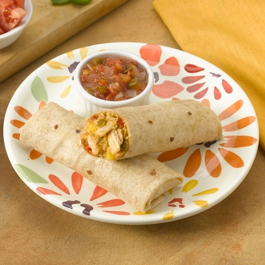 Los Cabos Pollo Verde Burritos, 36 x 6.3 oz Case - Frozen Snacks & Appetizers