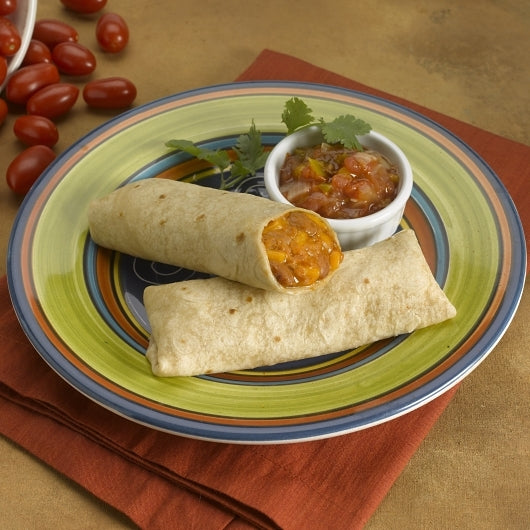 Cabo Real Bulk Bean & Cheese Burritos, 1 x 48 x 5.2 oz Case - Frozen Snacks & Appetizers