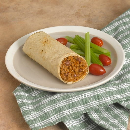 Los Cabos Beef & Bean Burrito, 48 x 48 x 5.2 oz Case - Prepared Foods