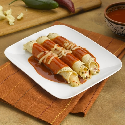 Cabo Real Pepper Jack Cheese Enchilada, 144 x 144 x 2 oz Case - Prepared Foods