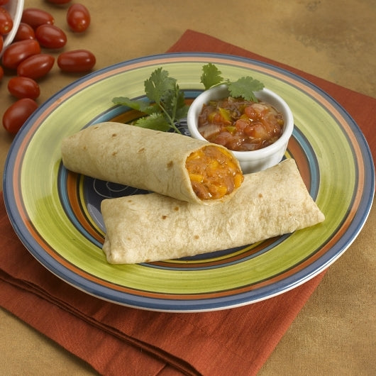 Los Cabos Bean & Cheese Whole Grain Burrito, 72 x 72 x 3.95 oz Case - Prepared Foods