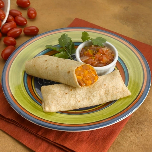 Los Cabos Bulk Bean & Cheese Burritos, 48 x 5.2 oz Case - Frozen Snacks & Appetizers