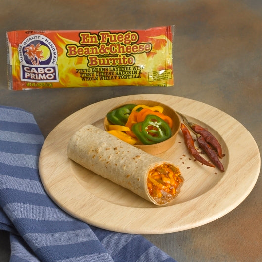 Cabo Primo EN FUEGO BEAN & CHEESE BURRITO, 80 x 80 x 6.05 oz Case - DOT product image 3