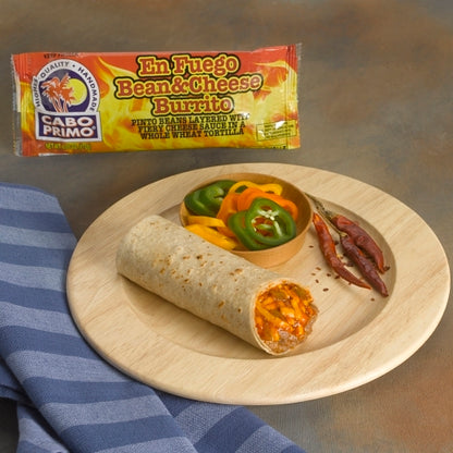 Cabo Primo EN FUEGO BEAN & CHEESE BURRITO, 80 x 80 x 6.05 oz Case - DOT product image 3