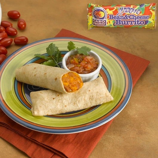 Cabo Primo EXTREME BEAN & CHEESE WHOLE GRAIN BURRITO, 96 x 96 x 5.2 oz Case - DOT product image 3