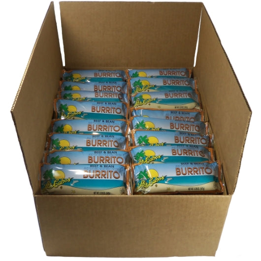 Los Cabos Individually Wrapped Beef & Bean Burrito, 96 x 96 x 5.2 oz Case - DOT product image 4