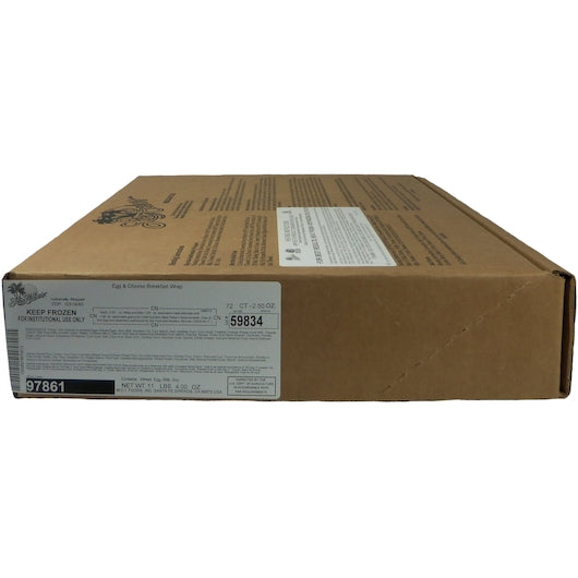 Los Cabos Individually Wrapped Egg and Cheese Breakfast Wrap, 72 x 72 x 2.5 oz Case - DOT product image 7