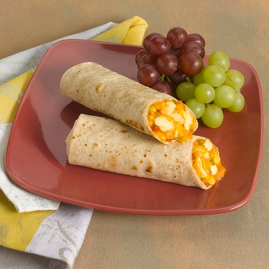 Cabo Real Egg & Cheese Chili Breakfast Burrito, 120 x 120 x 3.75 oz Case - Prepared Foods