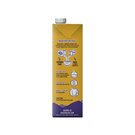 Oregon Chai The Original Organic Chai Tea Latte, 6 x 32 oz Case - DOT product image 2