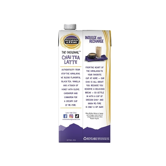 Oregon Chai The Original Organic Chai Tea Latte, 6 x 32 oz Case - DOT product image 4