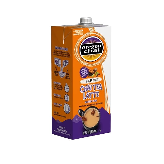Oregon Chai Sugar Free The Original Chai Tea, 6 x 32 fl oz Case - DOT product image 2