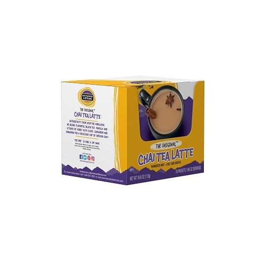 Oregon Chai The Original Chai Tea Latte Single Serve Dry Mix, 6 x 24 ct Case - DOT product image 3