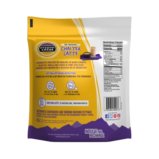 Oregon Original Chai The Original Chai Tea Latte Bulk Dry Mix, 4 x 3 lb Case - DOT product image 3