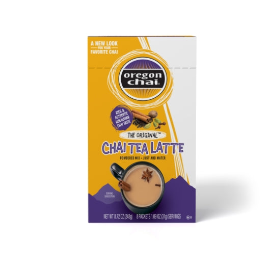 Oregon Chai The Original Chai Tea Latte Mix, 6 x 8 ct Case - Coffee & Tea