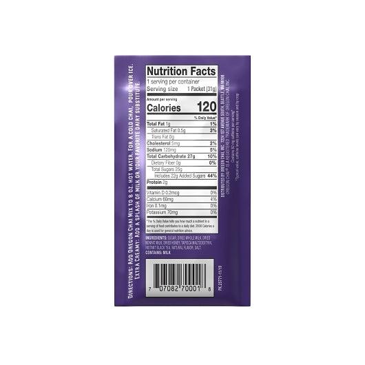 Oregon Chai The Original Chai Tea Latte Mix, 6 x 8 ct Case - DOT product image 5
