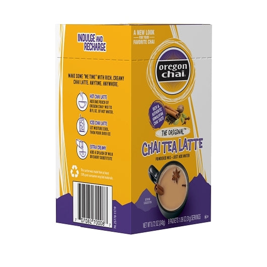 Oregon Chai The Original Chai Tea Latte Mix, 6 x 8 ct Case - DOT product image 3