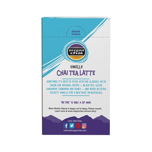 Kerry Oregan Chai Vanilla Chai Tea Latte Mix, 6 x 8 ct Case - DOT product image 4