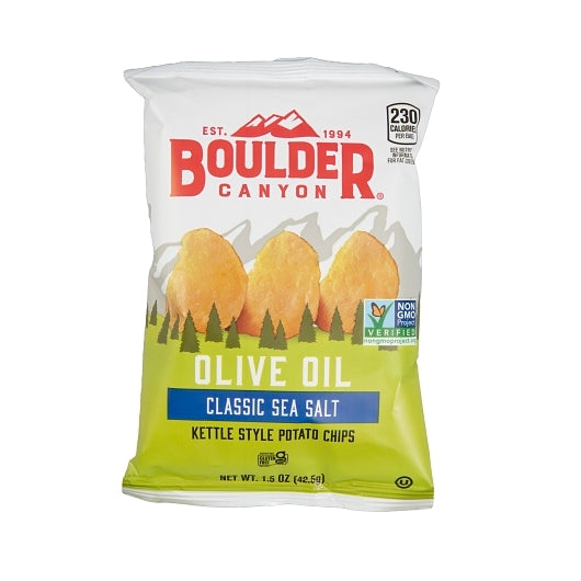 Boulder Canyon Kettle Chips Olive Oil Sea Salt, 55 x 1.5 oz Case - DOT product image 7