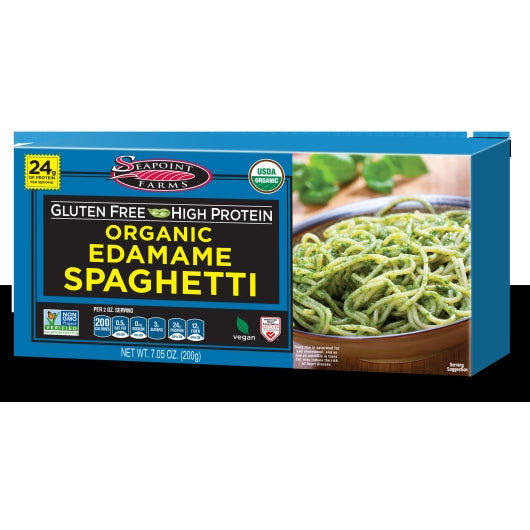 Seapoint Farms Organic Edamame Spaghetti, 12 x 7.05 oz Case - Pantry Ingredients - image 2
