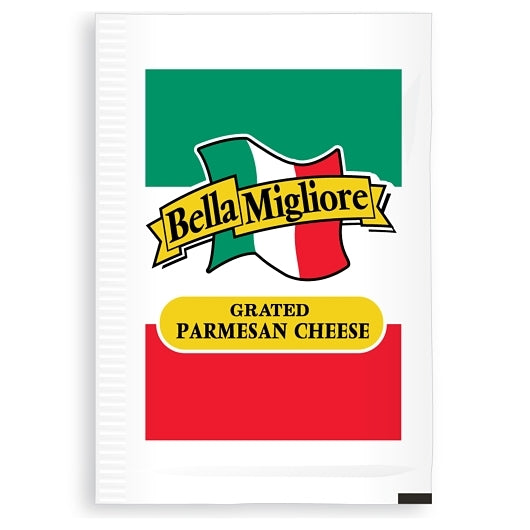 Bella Migliore Parmesan Cheese Packets, 200 x 3.5 GR Case - Spices Seasonings