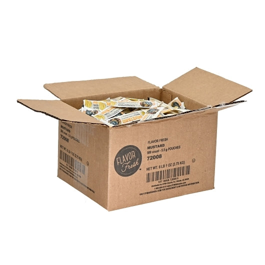 Flavor Fresh Mustard Single Serve, 500 x 5.5 GR Case - DOT product image 6